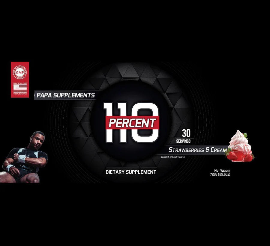110 x Perk | Pre Entreno sabor Fresas con crema