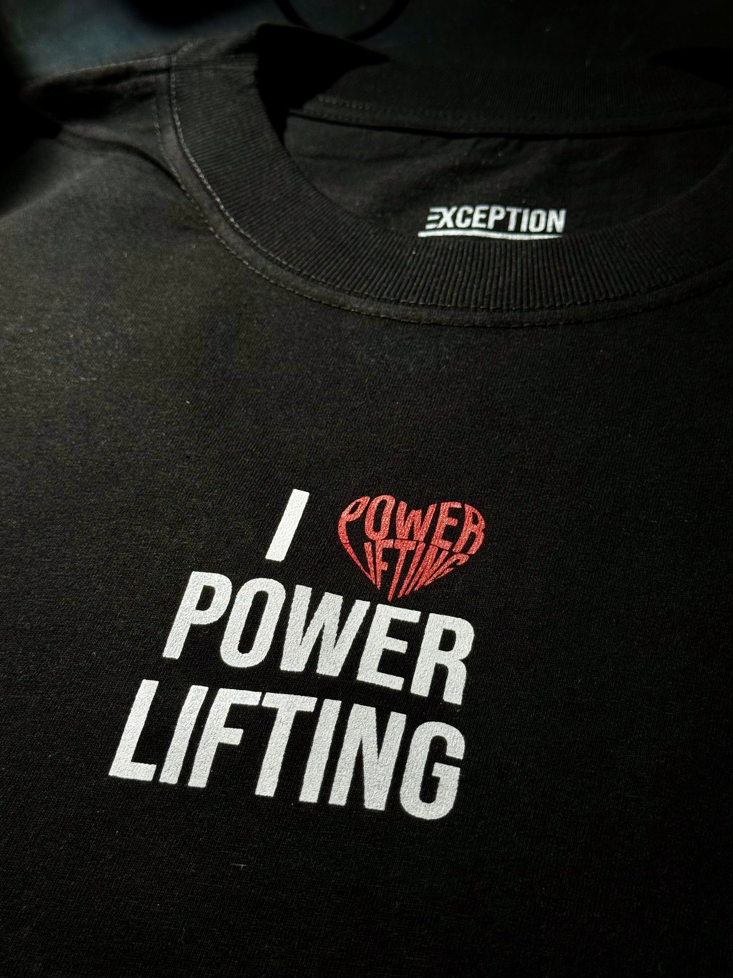 I ❤️ POWERLIFTING Oversize