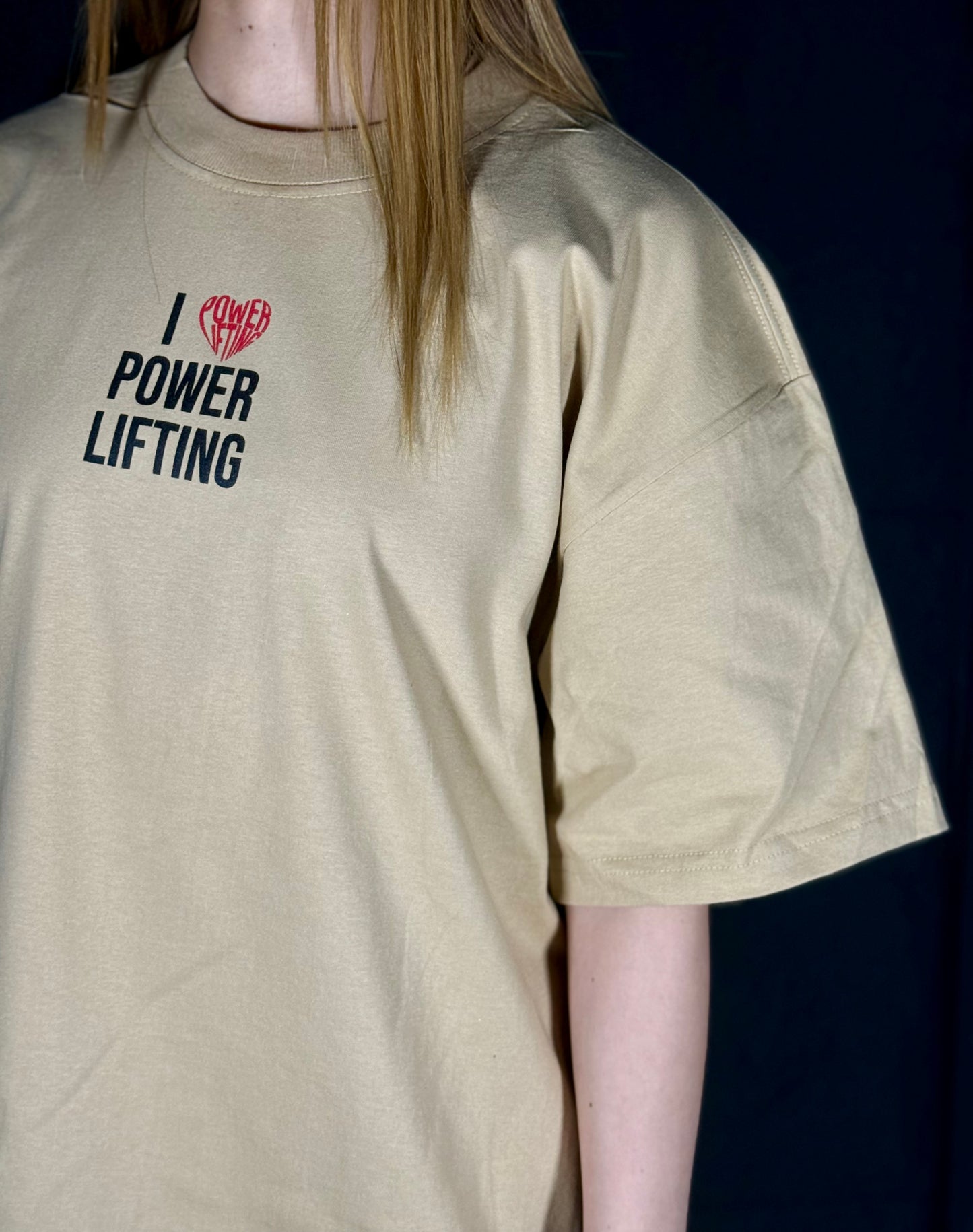 I ❤️ POWERLIFTING Oversize
