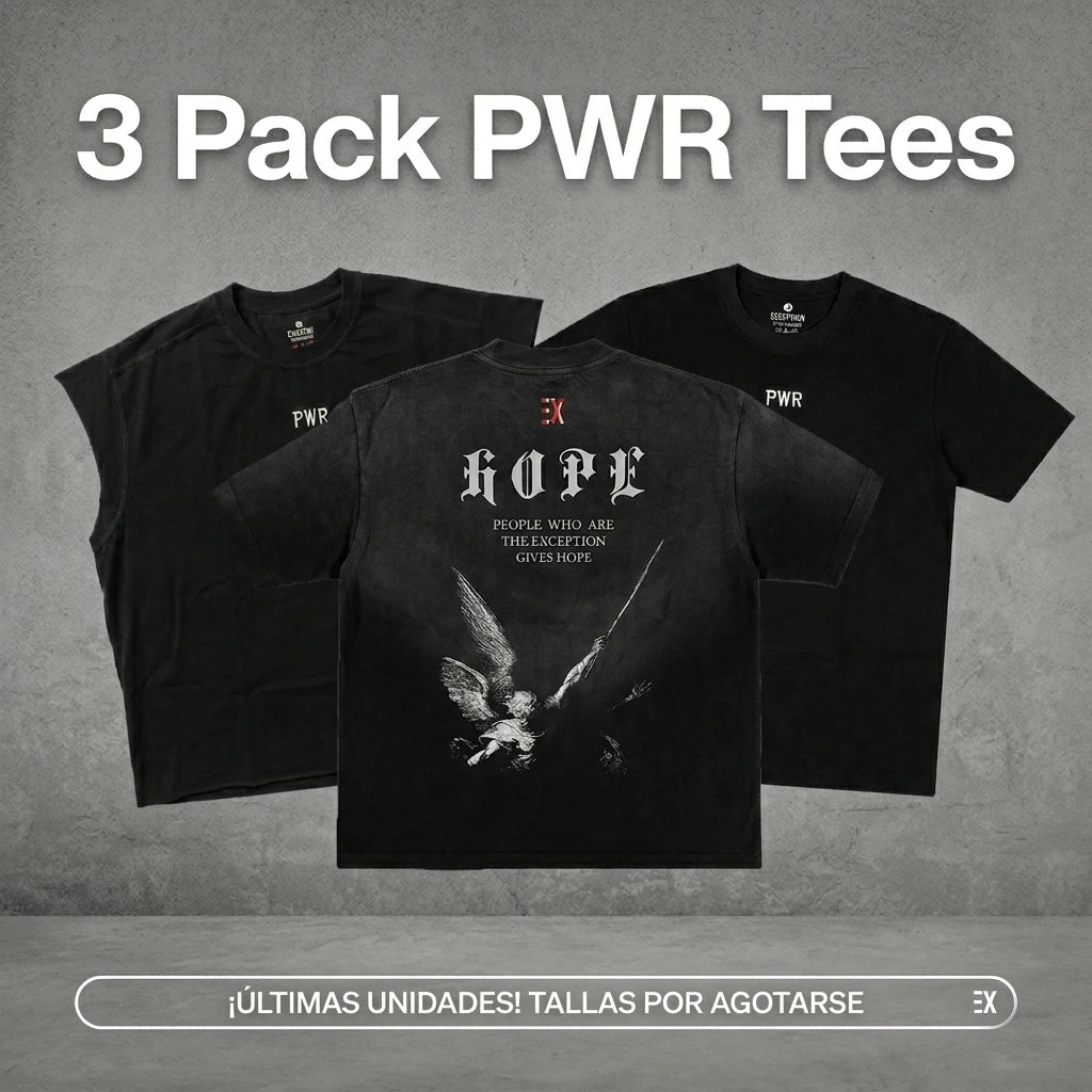 3 Pack PWR Tees
