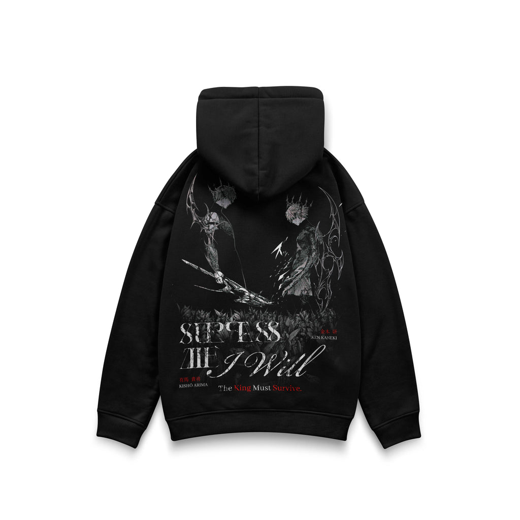 KANEKI × ARIMA - OVERSIZE DOUBLE GRAPHIC HOODIE