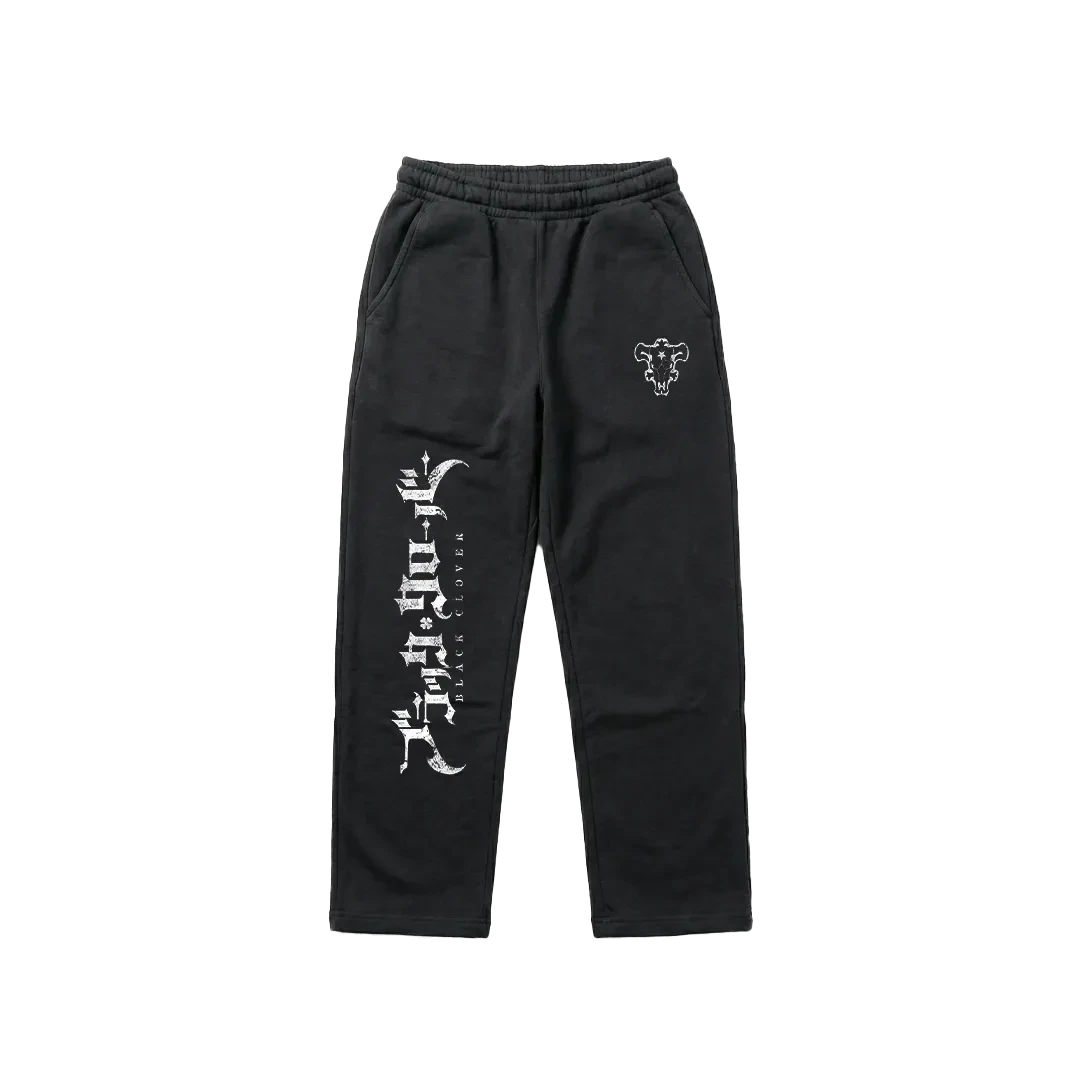 BLACK CLOVER LOGO - DOUBLE GRAPHIC JOGGER