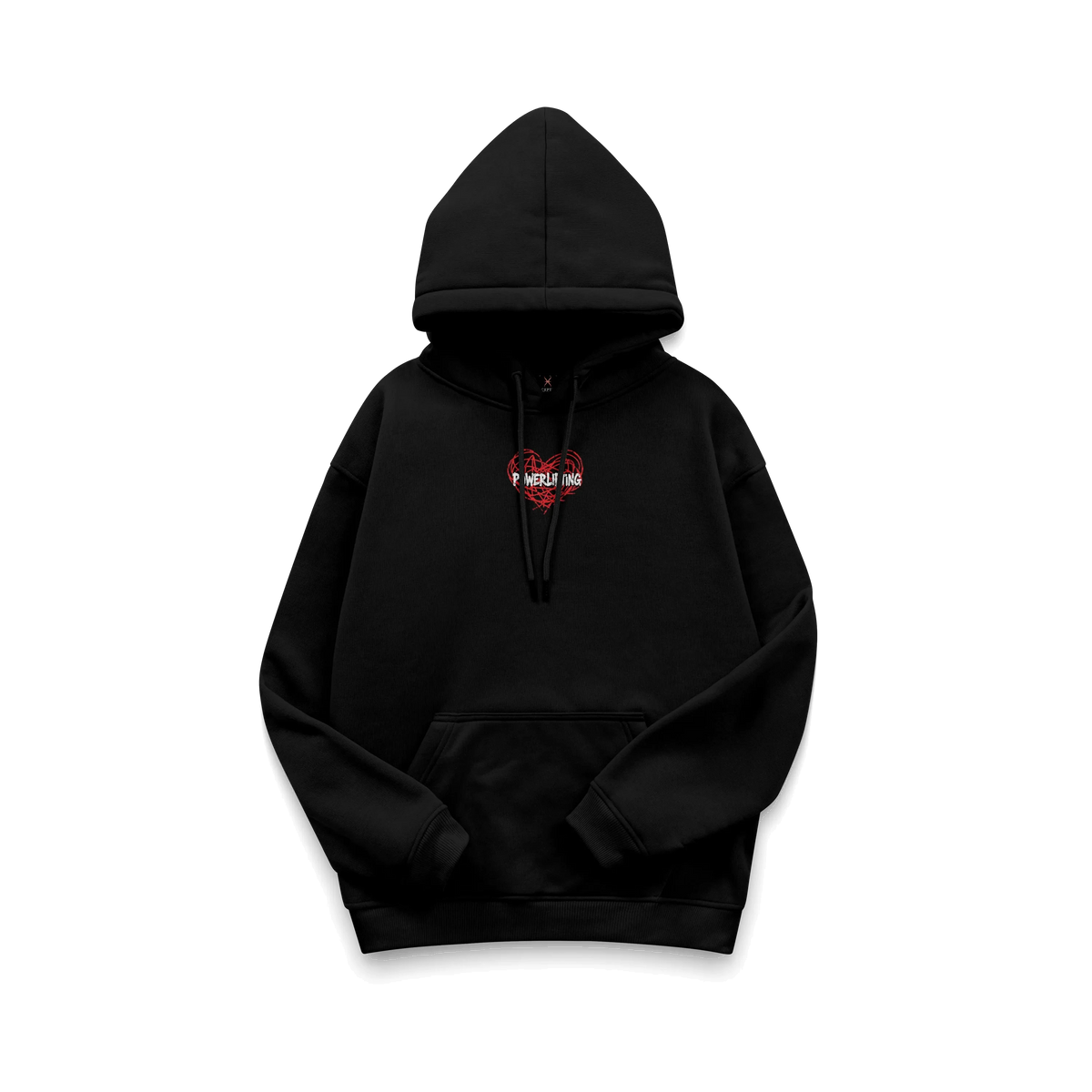 I LOVE POWERLIFTING - OVERSIZE DOUBLE GRAPHIC HOODIE