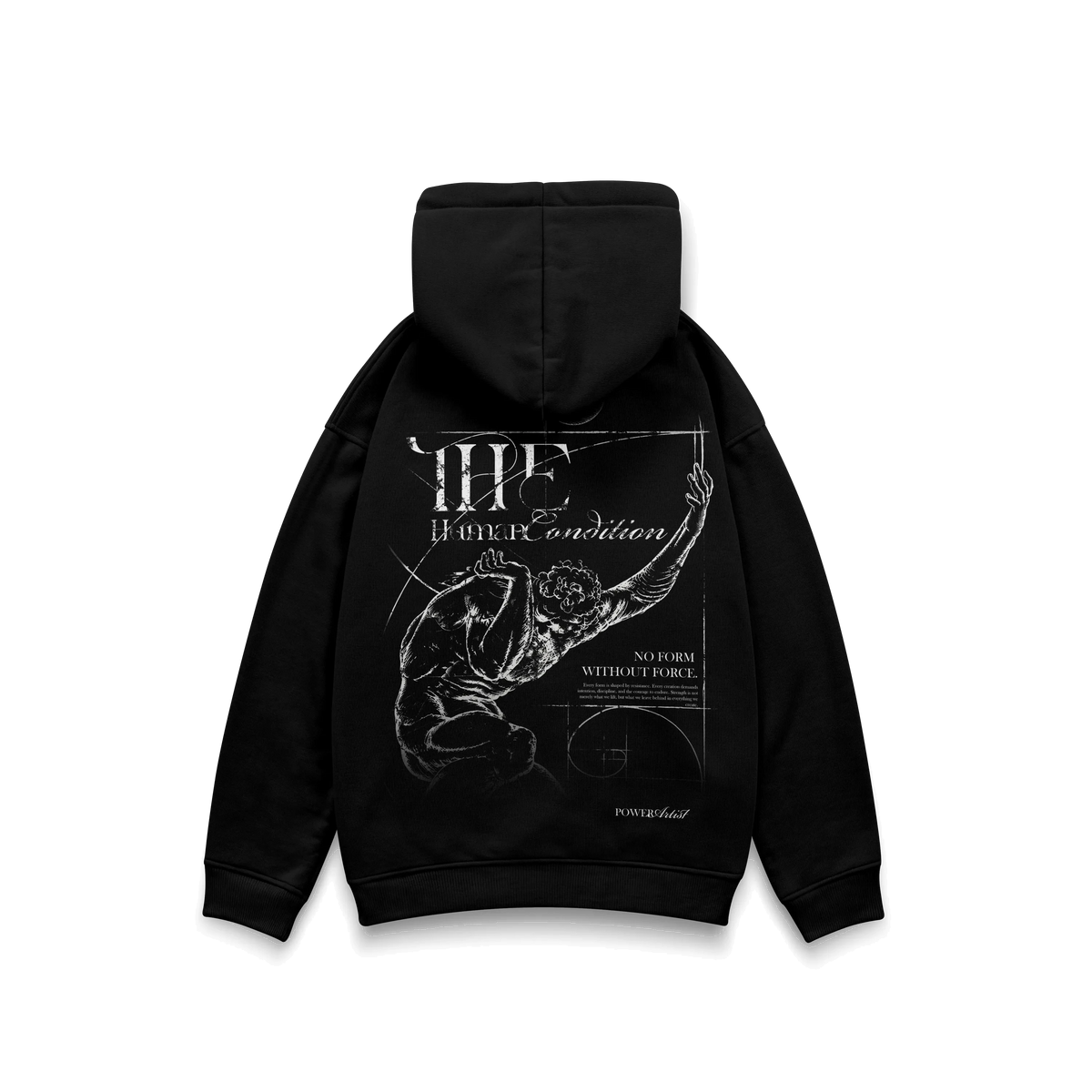 POWER ARTIST - OVERSIZE DOUBLE GRAPHIC HOODIE