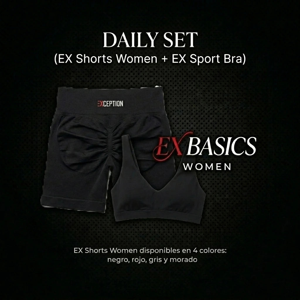 DAILY SET (EX Shorts Women + EX Sport Bra)