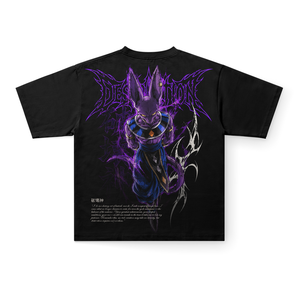 Bills Destruction – Double Graphic Tee Dragon Ball, espalda