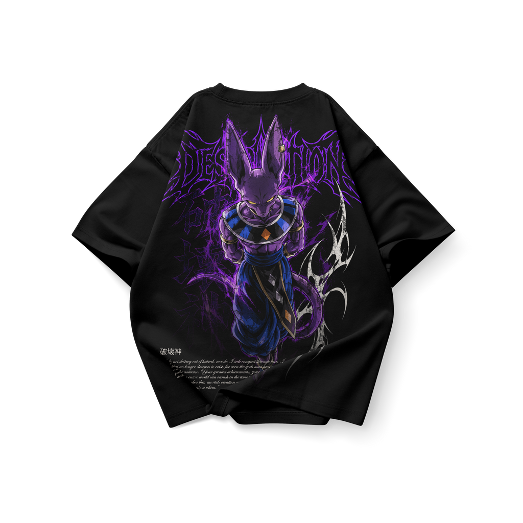 Bills Destruction – Double Graphic Tee Dragon Ball, espalda