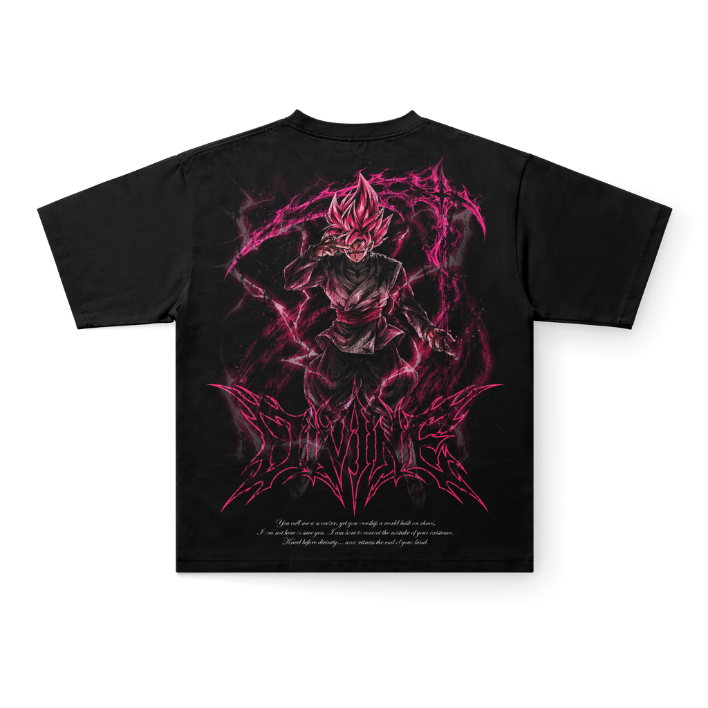 Black Goku Divine – Double Graphic Tee Dragon Ball | Exception