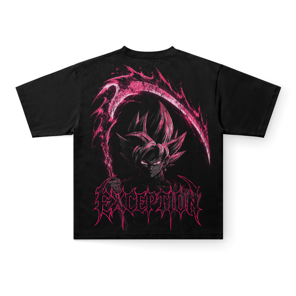 Black Goku Power – Double Graphic Tee Dragon Ball | Exception