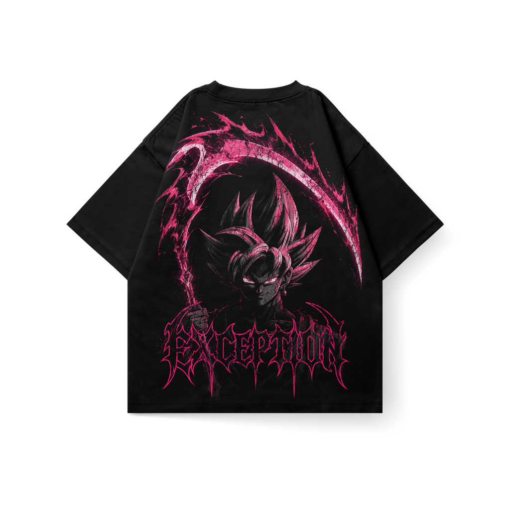 Black Goku Power – Double Graphic Tee Dragon Ball | Exception
