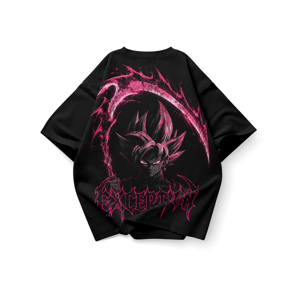 Black Goku Power – Double Graphic Tee Dragon Ball | Exception