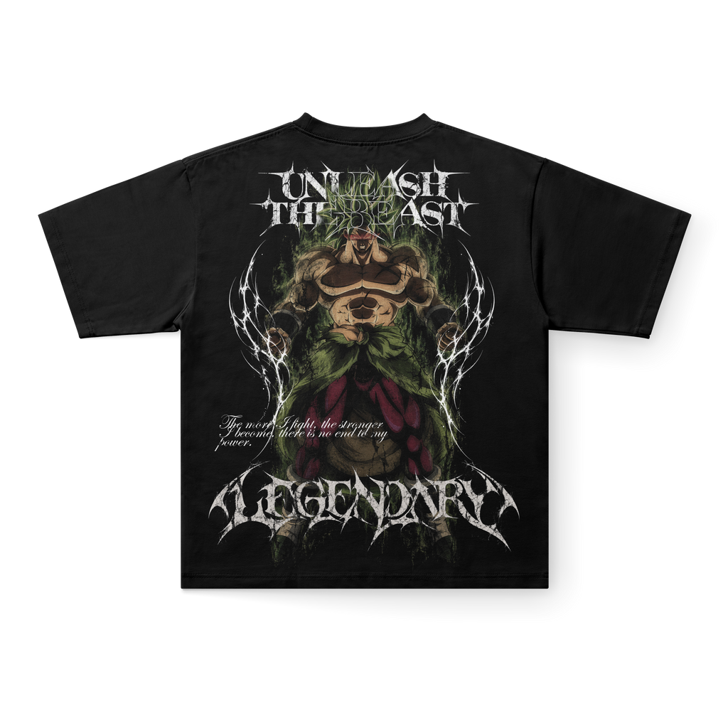 Broly Legendary SSJ – Double Graphic Tee Dragon Ball, espalda