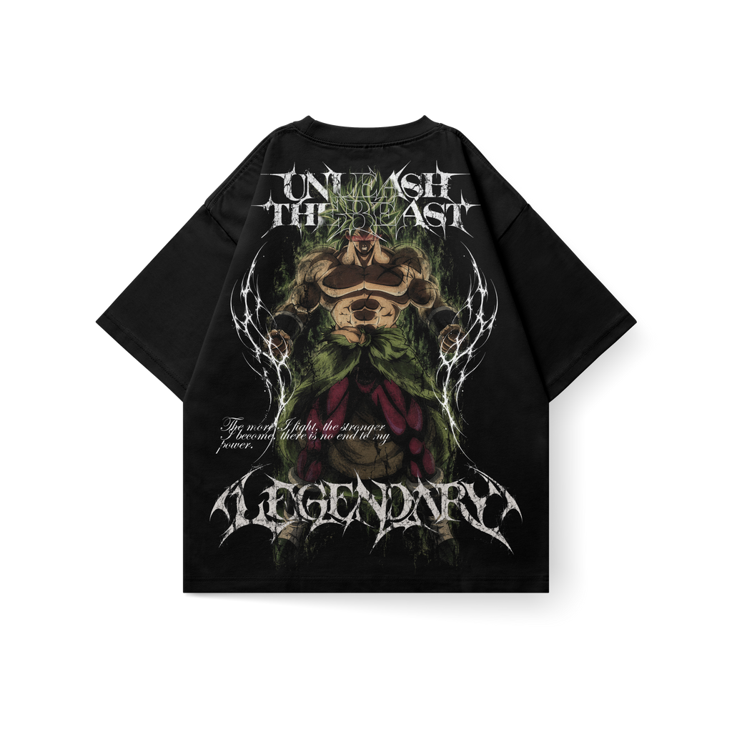 Broly Legendary SSJ – Double Graphic Tee Dragon Ball, espalda