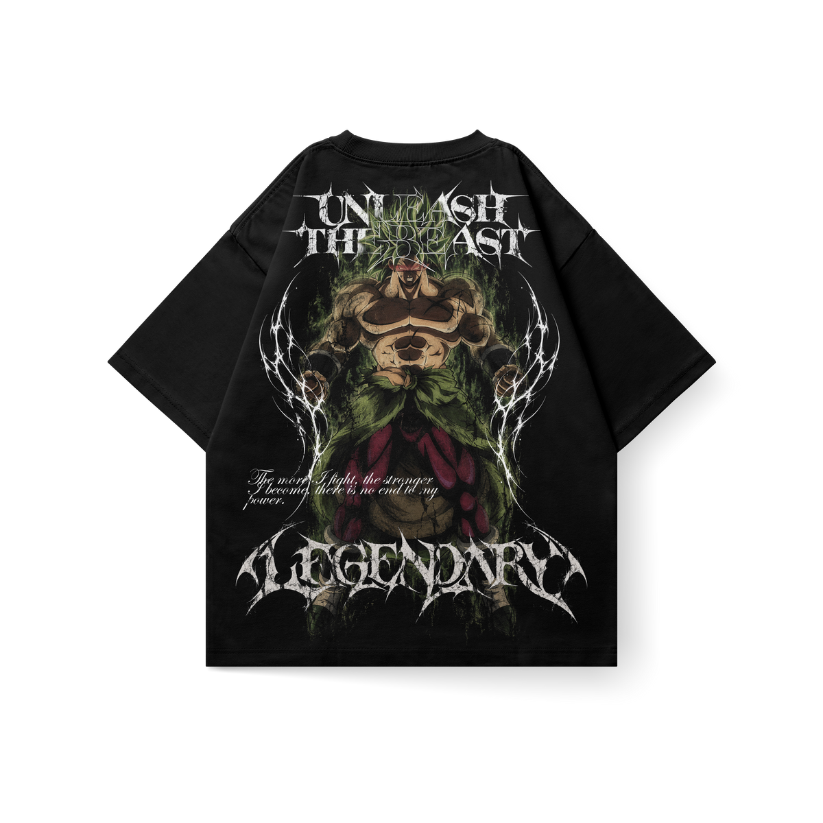 Broly Legendary SSJ – Double Graphic Tee Dragon Ball, espalda