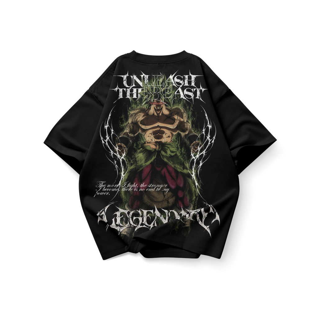 Broly Legendary SSJ – Double Graphic Tee Dragon Ball, espalda
