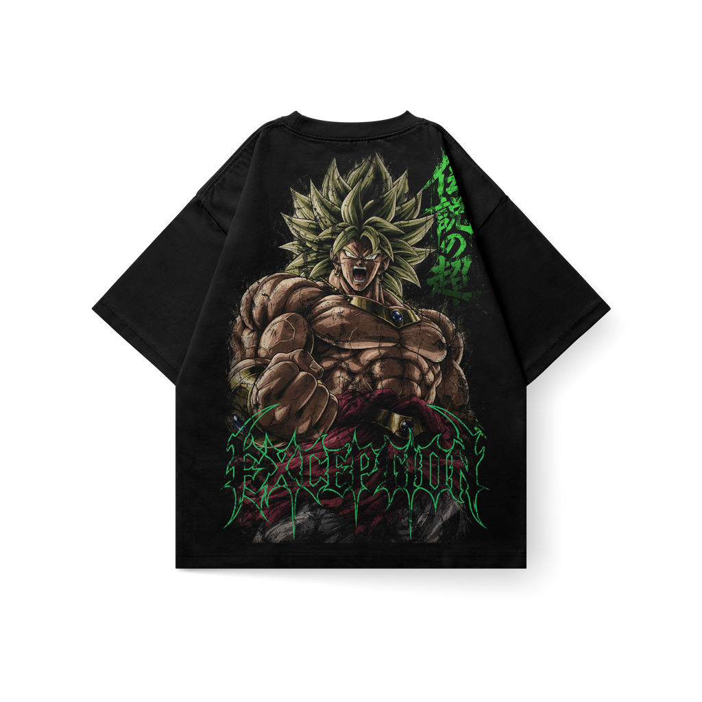 Broly Power SSJ – Double Graphic Tee Dragon Ball, espalda