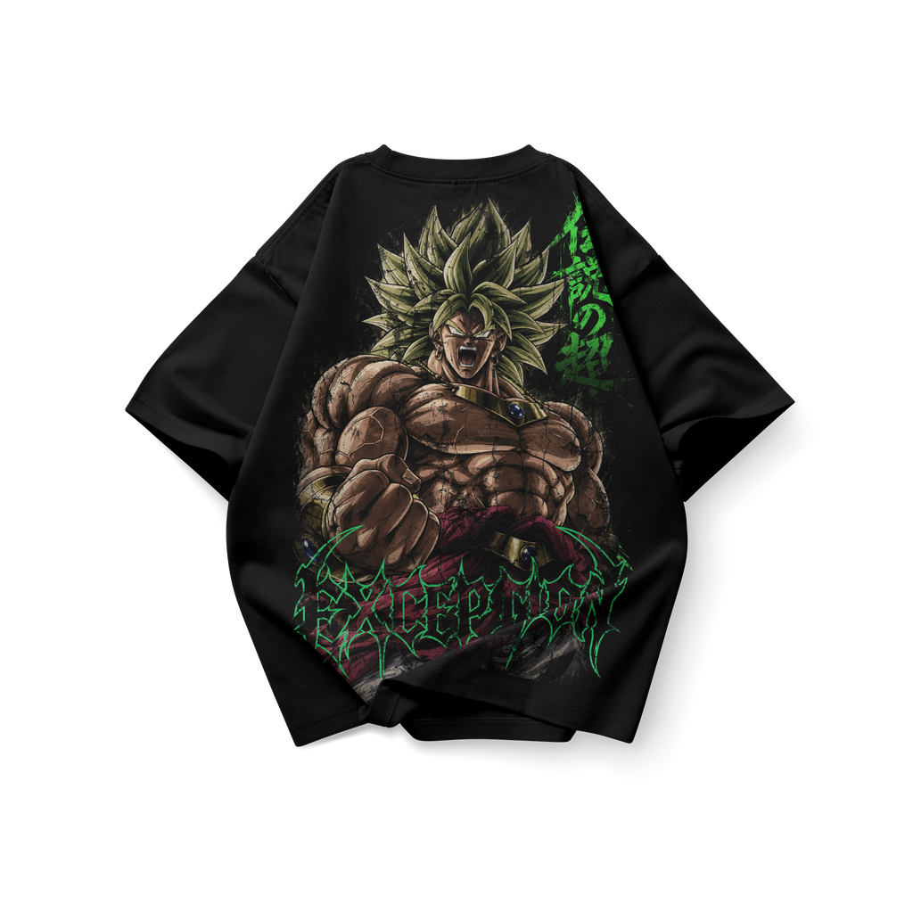 Broly Power SSJ – Double Graphic Tee Dragon Ball, espalda
