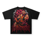 Goku SSJ God Power – Double Graphic Tee Dragon Ball, espalda
