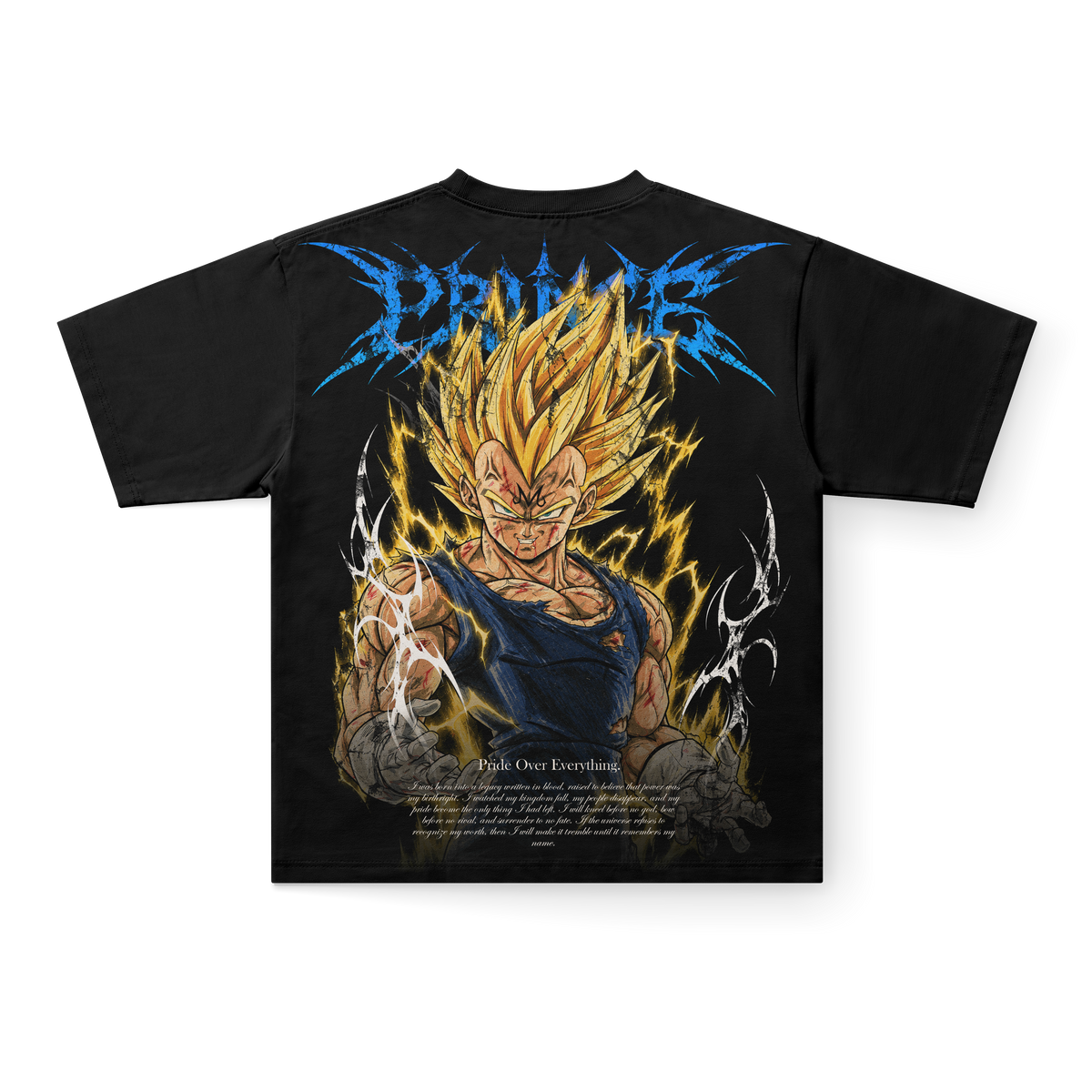 Prince Vegeta – Double Graphic Tee Dragon Ball, espalda