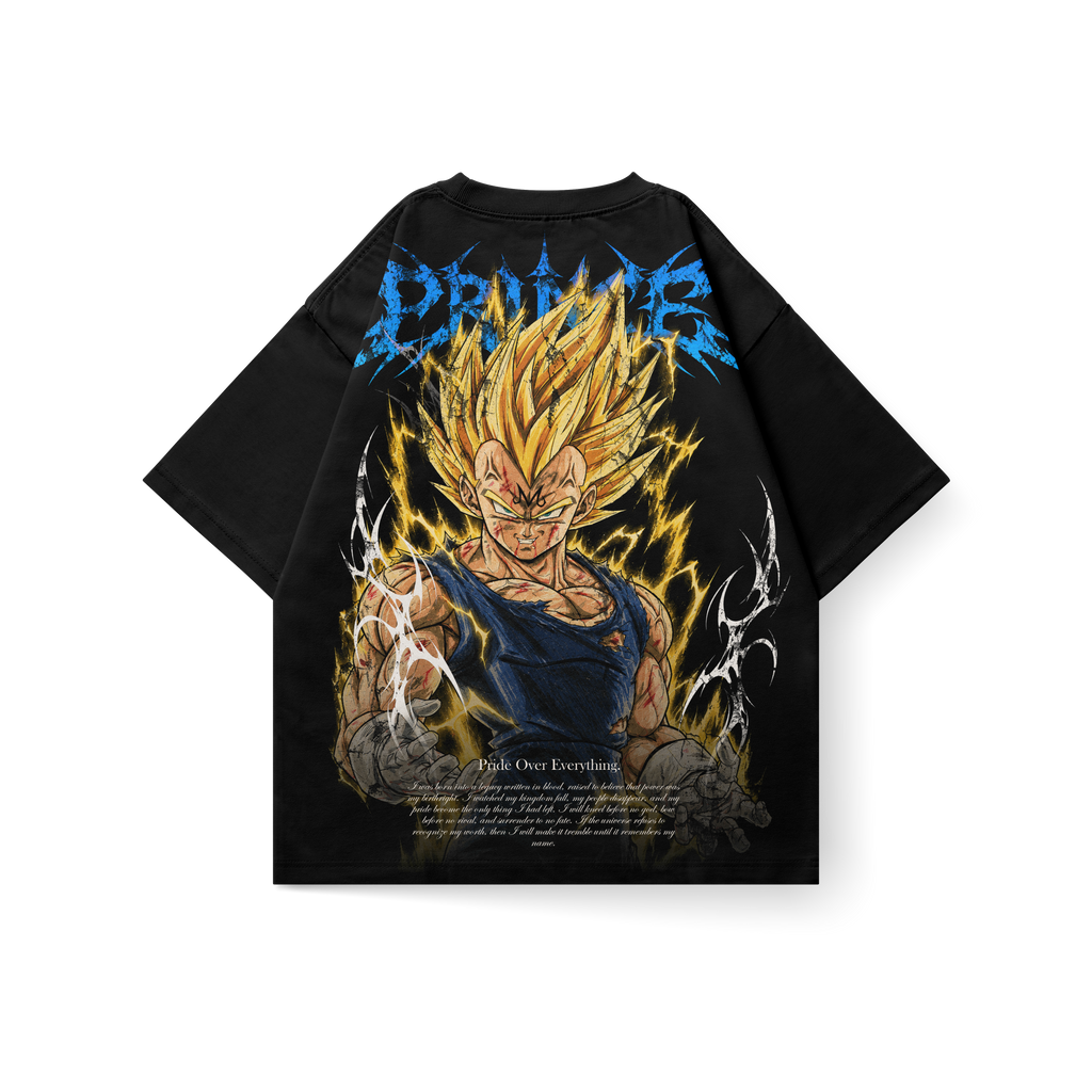 Prince Vegeta – Double Graphic Tee Dragon Ball, espalda