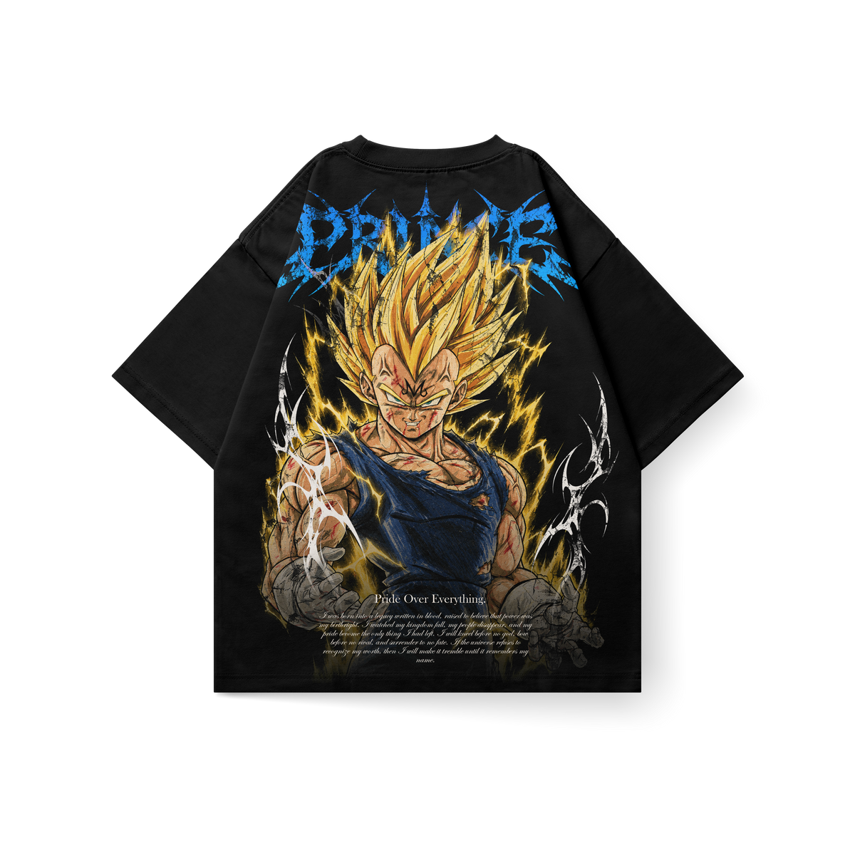 Prince Vegeta – Double Graphic Tee Dragon Ball, espalda