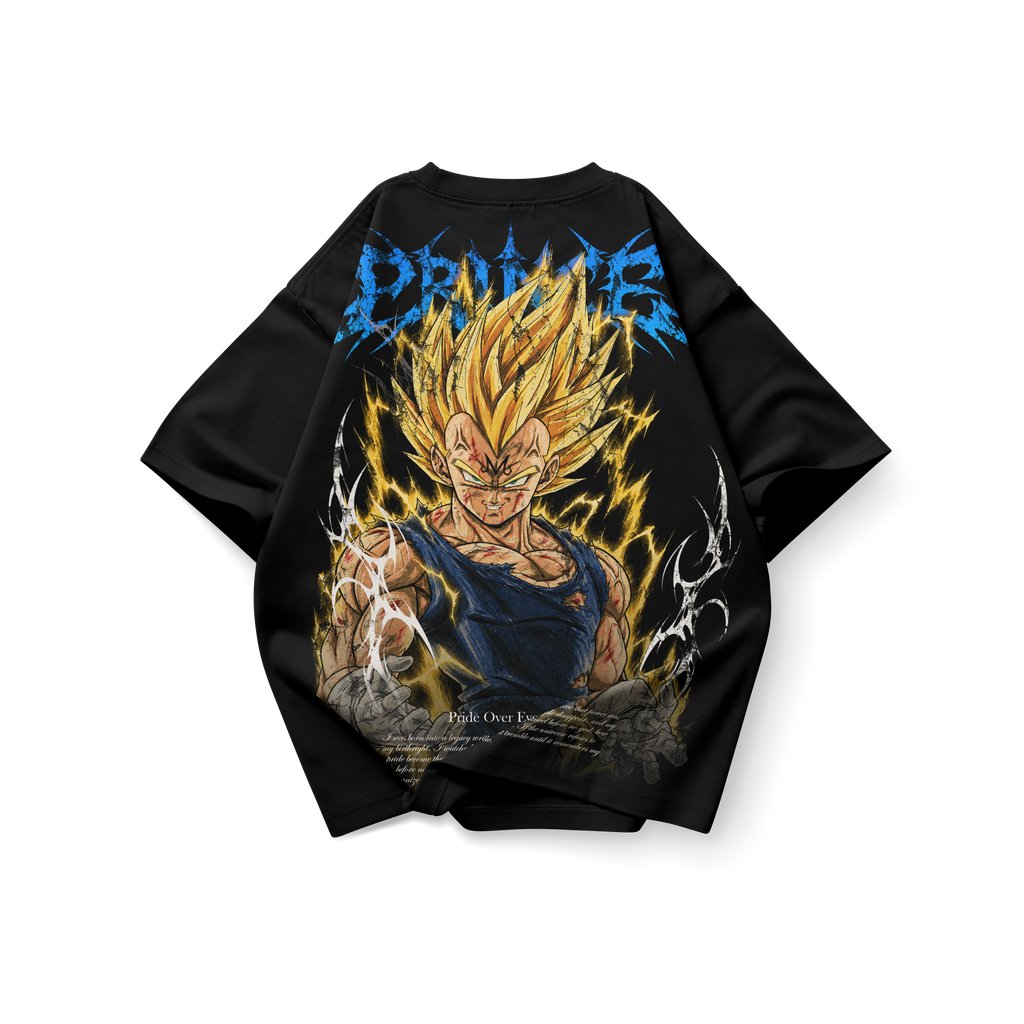 Prince Vegeta – Double Graphic Tee Dragon Ball, espalda