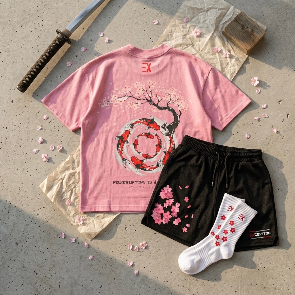 SAKURA BUNDLE  (BLOSSOM SHORTS + HANAMI + SOCKS)