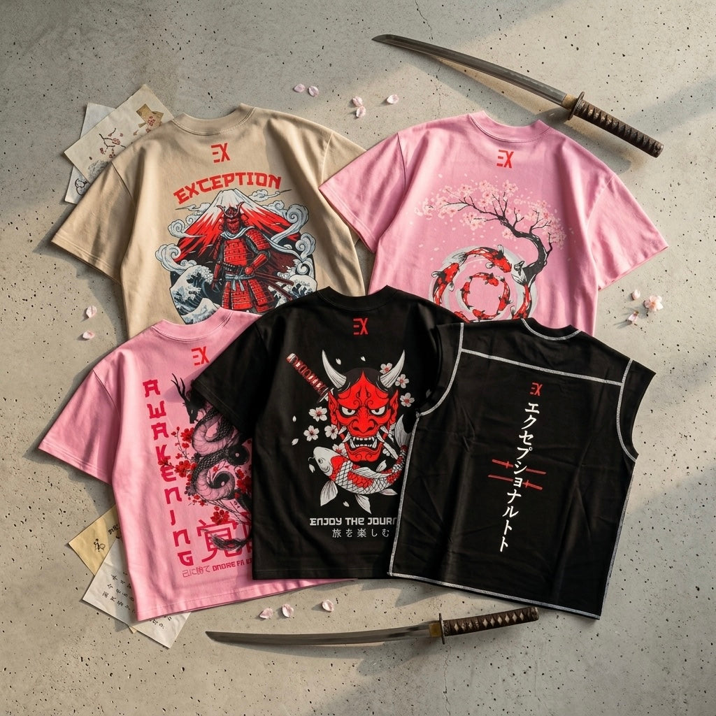 5 PACK REIGAI TSHIRTS (TALLA XL)