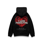 I LOVE POWERLIFTING - OVERSIZE DOUBLE GRAPHIC HOODIE