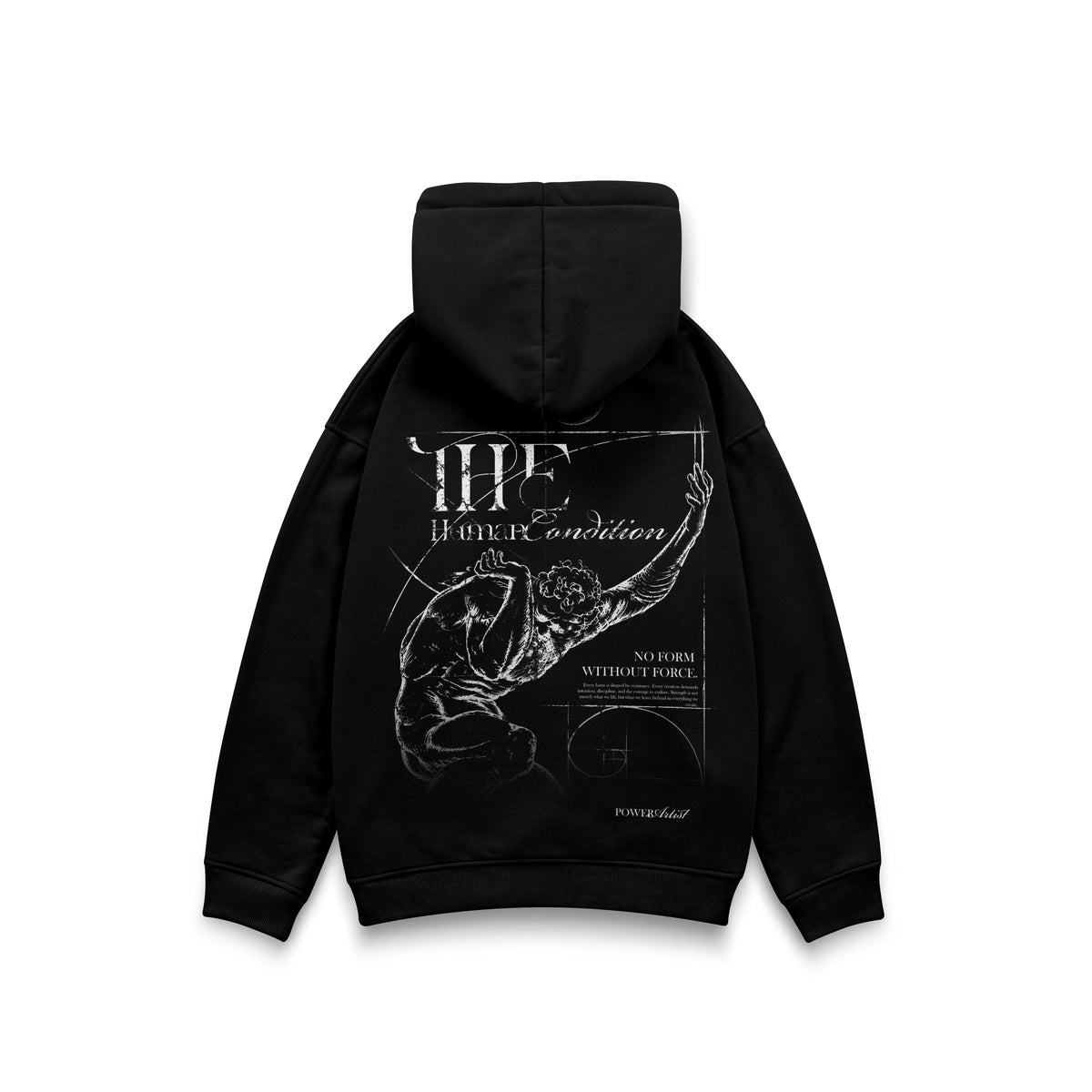 POWER ARTIST - OVERSIZE DOUBLE GRAPHIC HOODIE