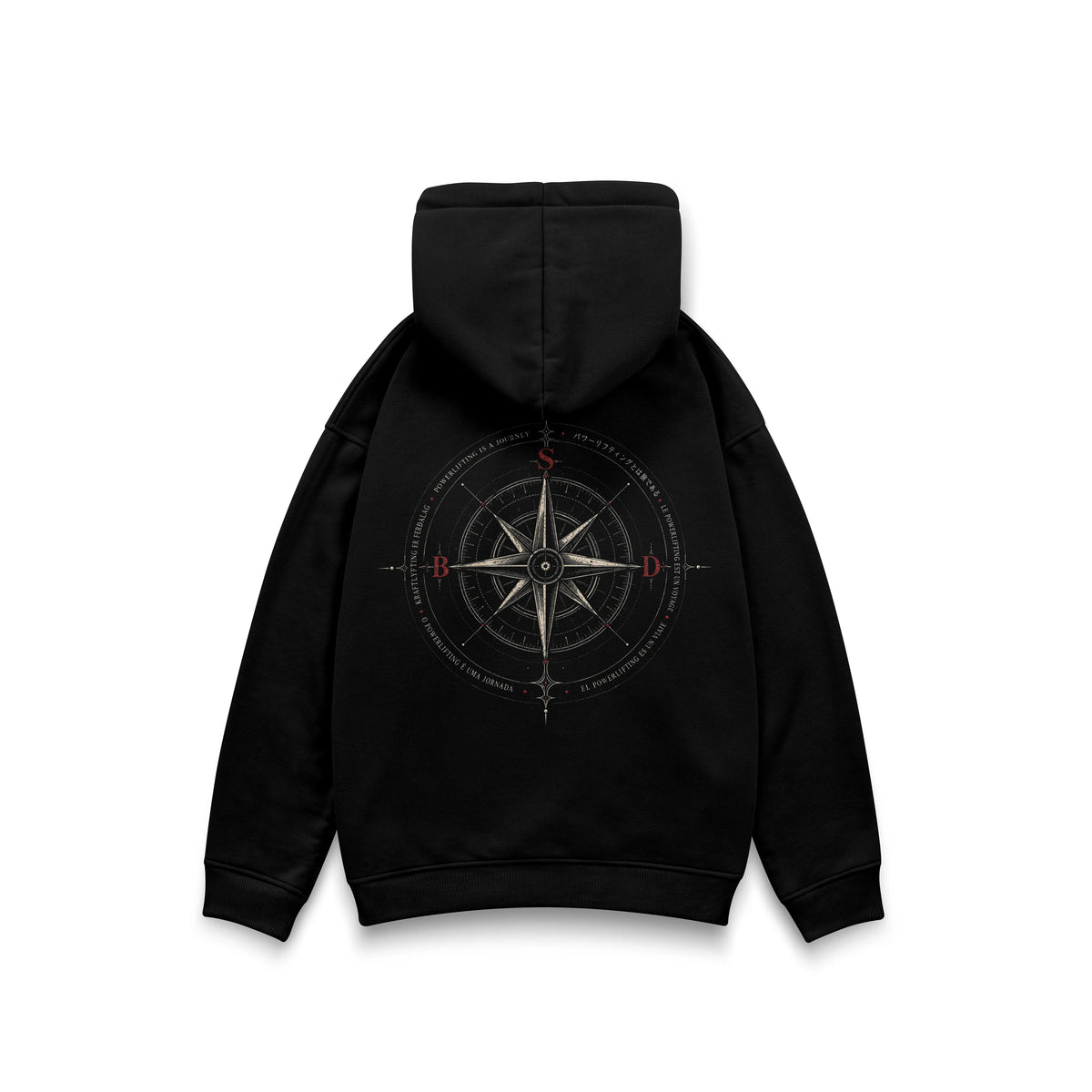 POWERLIFTING IS A JOURNEY - OVERSIZE DOUBLE GRAPHIC HOODIE