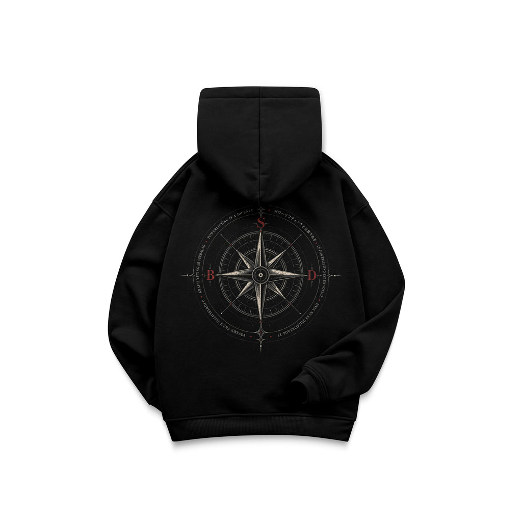 POWERLIFTING IS A JOURNEY - OVERSIZE DOUBLE GRAPHIC HOODIE