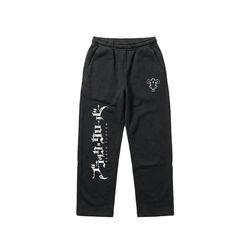 BLACK CLOVER LOGO - DOUBLE GRAPHIC JOGGER